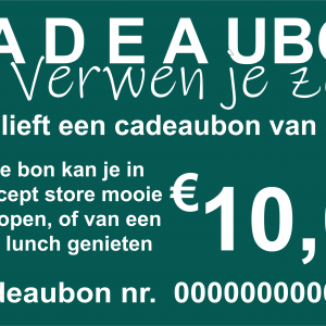 Cadeaubon € 10,00
