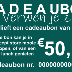 Cadeaubon € 50,00