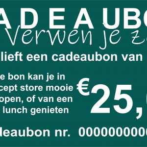 Cadeaubon € 25,00